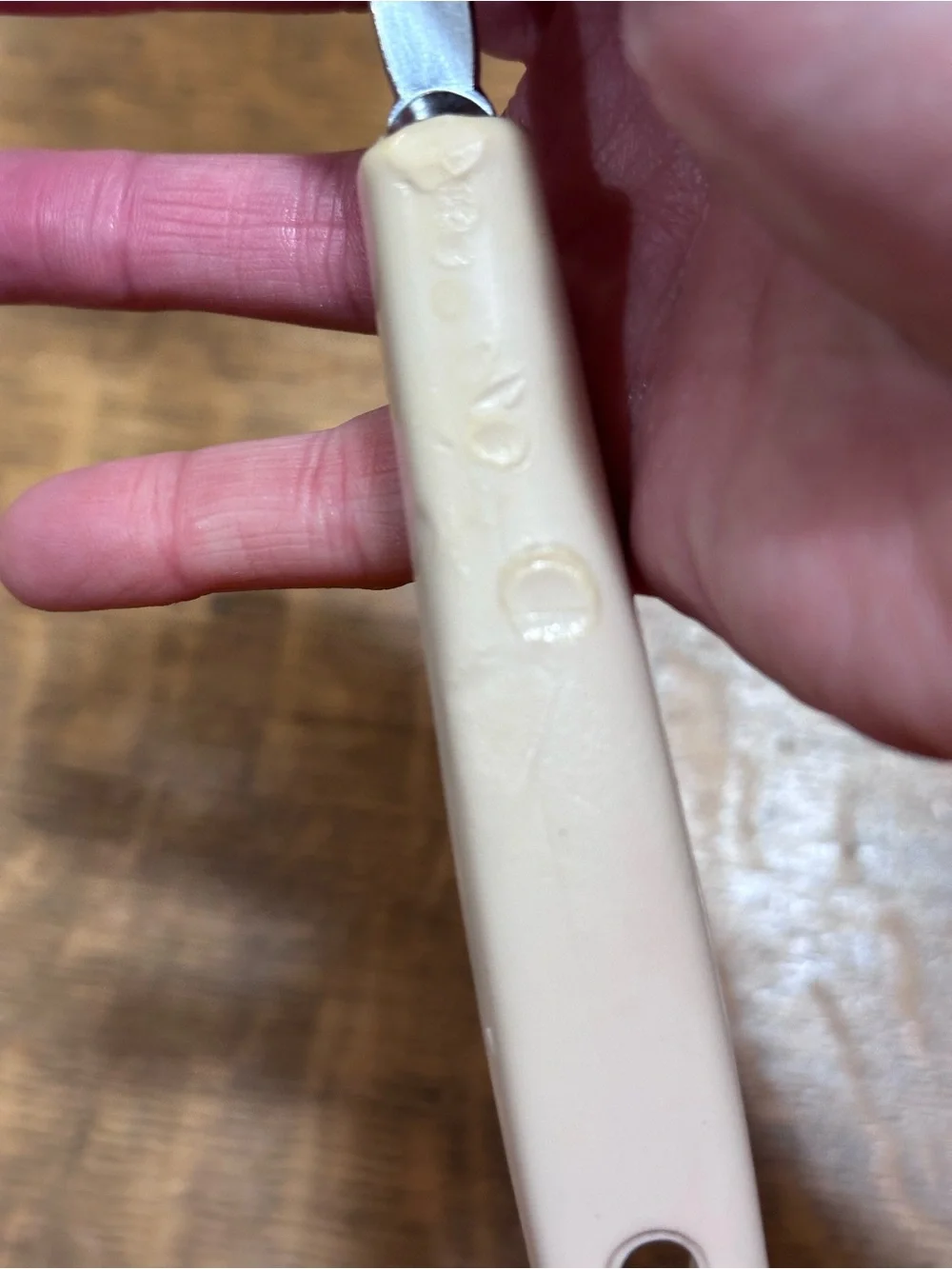 Beige and Brown Slotted Turner Spatula for Everyday Cooking